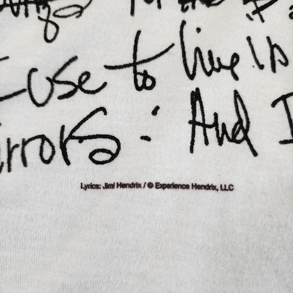 Jimi Hendrix Lyrics Size M - Picture 4 of 6